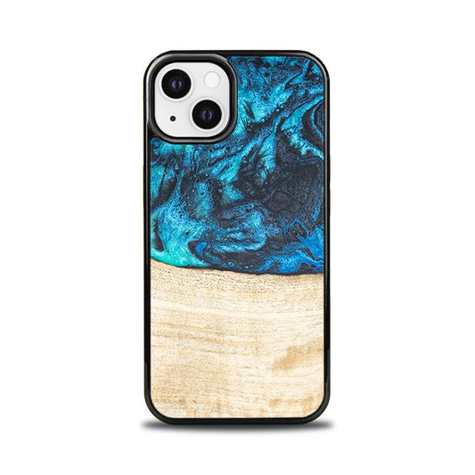 iPhone 13 Handyhülle aus Harz und Holz - Synergy#F3