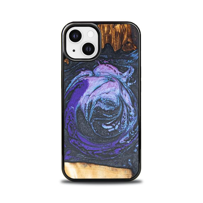 iPhone 13 Handyhülle aus Harz und Holz - Synergy#F34