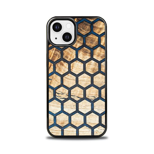 iPhone 13 Handyhülle aus Harz und Holz - Synergy#F36