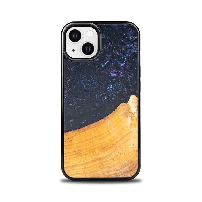 iPhone 13 Handyhülle aus Harz und Holz - Synergy#F37