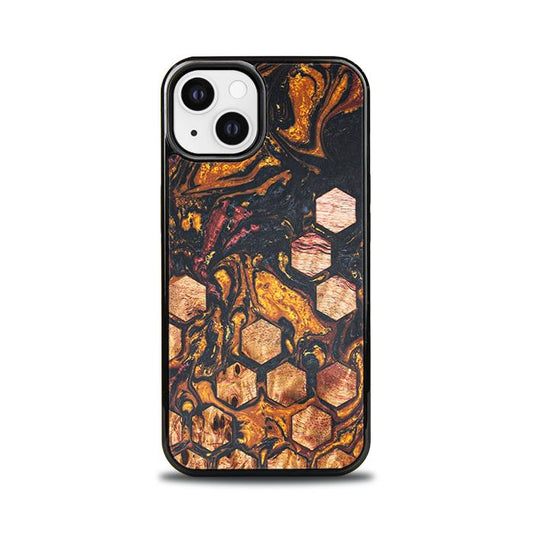 iPhone 13 Handyhülle aus Harz und Holz - Synergy#F38