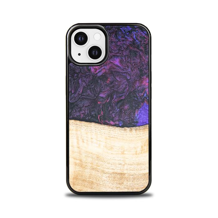 iPhone 13 Handyhülle aus Harz und Holz - Synergy#F4