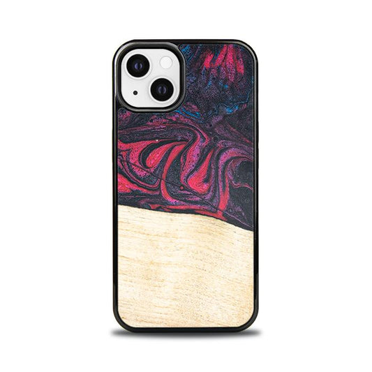 iPhone 13 Handyhülle aus Harz und Holz - Synergy#F5