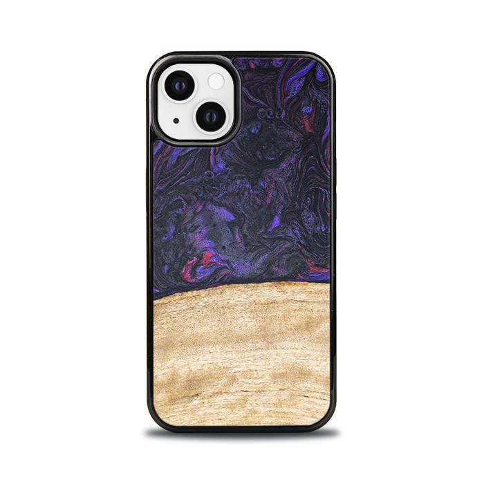 iPhone 13 Handyhülle aus Harz und Holz - Synergy#F7
