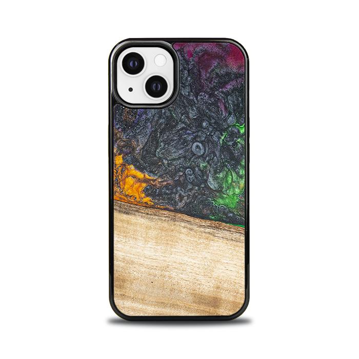 iPhone 13 Handyhülle aus Harz und Holz - Synergy#F8