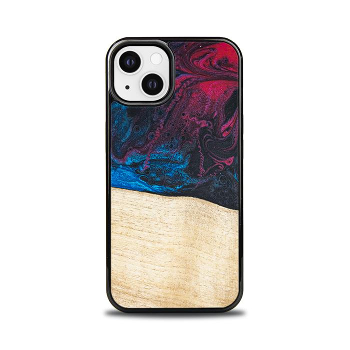 iPhone 13 Handyhülle aus Harz und Holz - Synergy#F9