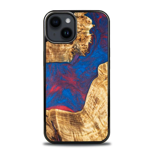 iPhone 14 Plus Resin & Wood Phone Case - Synergy#E10