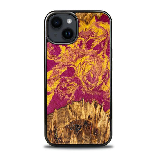 iPhone 14 Plus Resin & Wood Phone Case - Synergy#E11