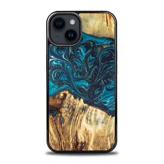 iPhone 14 Plus Resin & Wood Phone Case - Synergy#E12