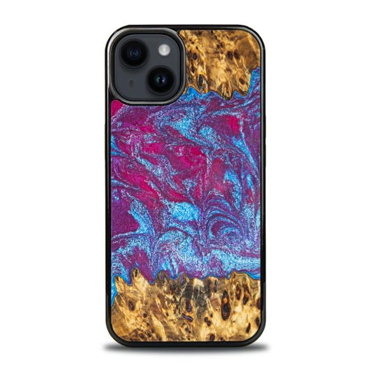 iPhone 14 Plus Resin & Wood Phone Case - Synergy#E15