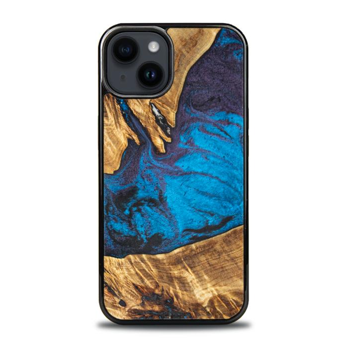 iPhone 14 Plus Resin & Wood Phone Case - Synergy#E21