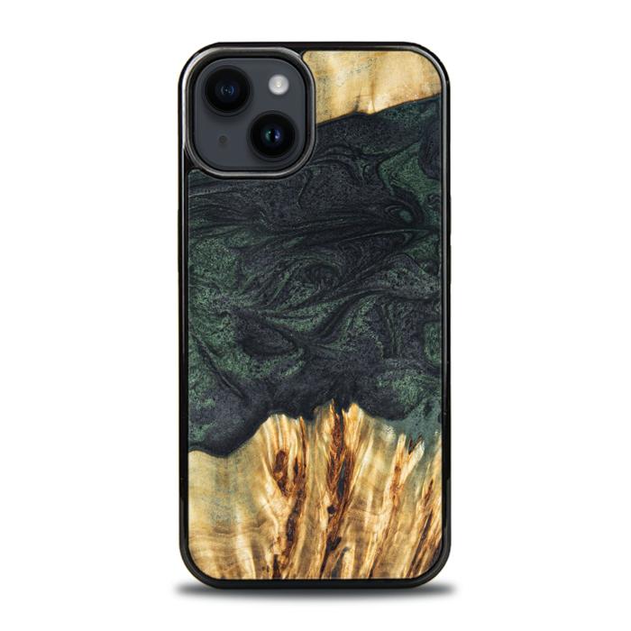 iPhone 14 Plus Resin & Wood Phone Case - Synergy#E25