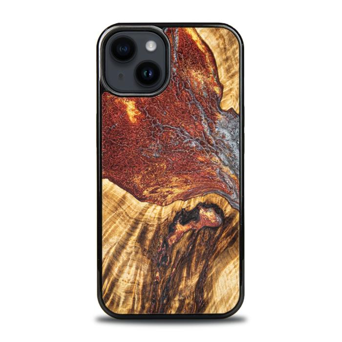 iPhone 14 Plus Resin & Wood Phone Case - Synergy#E9