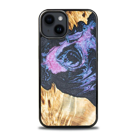 iPhone 14 Plus Handyhülle aus Harz und Holz - Synergy#F25