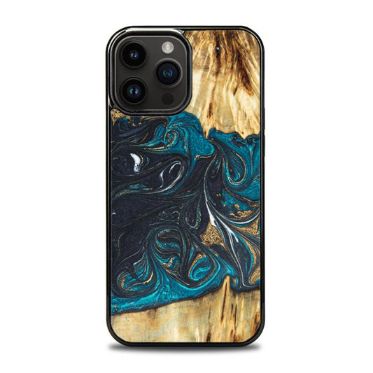 iPhone 14 Pro Max Etui na telefon z żywicy i drewna - SYNERGY#E1