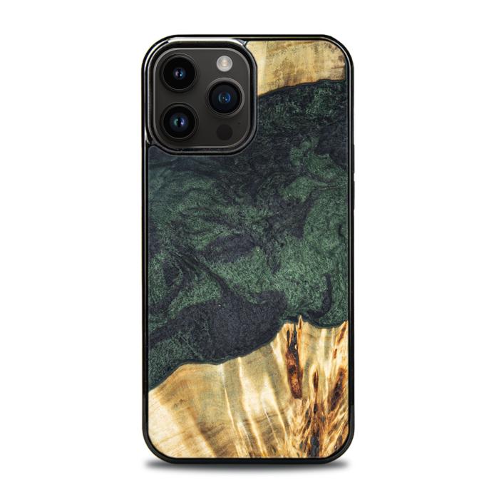 iPhone 14 Pro Max Resin & Wood Phone Case - Synergy#E14