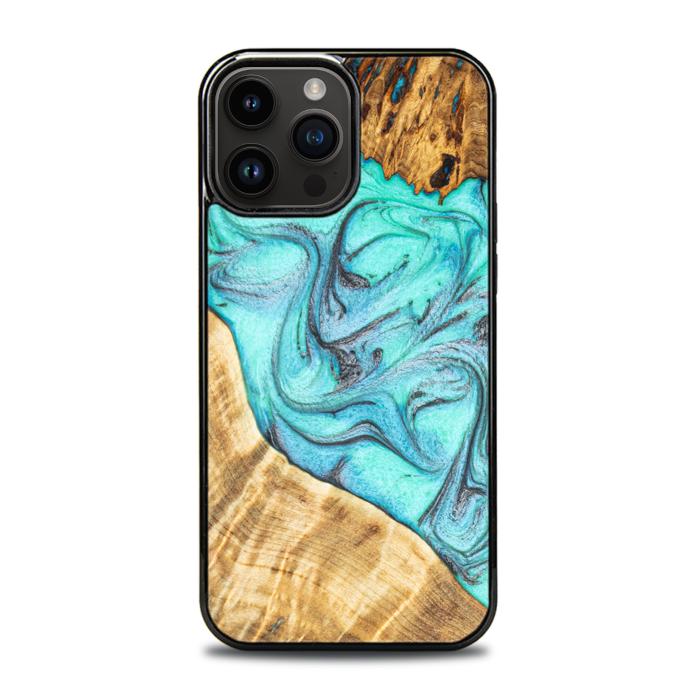 iPhone 14 Pro Max Resin & Wood Phone Case - Synergy#E16