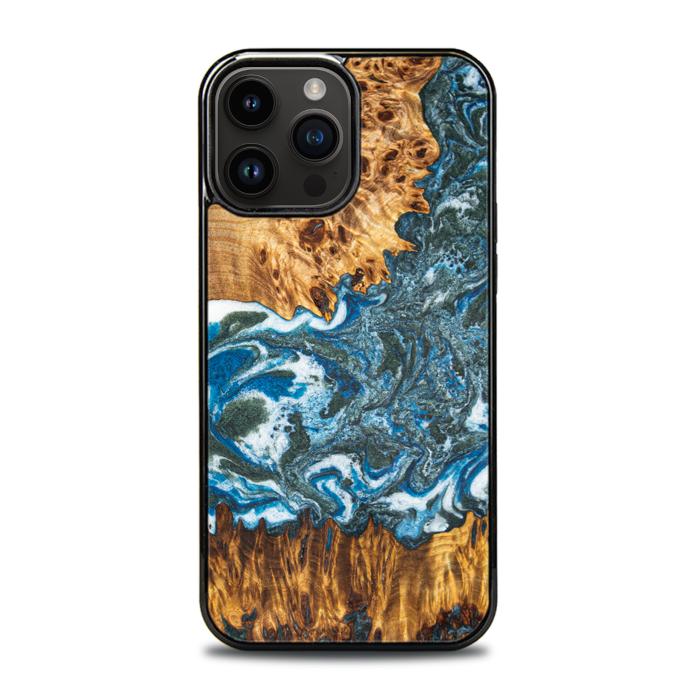 iPhone 14 Pro Max Resin & Wood Phone Case - Synergy#E17