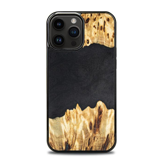 iPhone 14 Pro Max Resin & Wood Phone Case - Synergy#E19