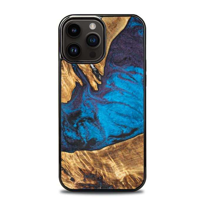 iPhone 14 Pro Max Resin & Wood Phone Case - Synergy#E21
