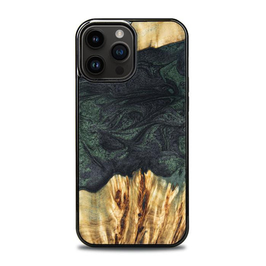 iPhone 14 Pro Max Resin & Wood Phone Case - Synergy#E25