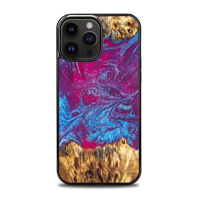 iPhone 14 Pro Max Resin & Wood Phone Case - Synergy#E3