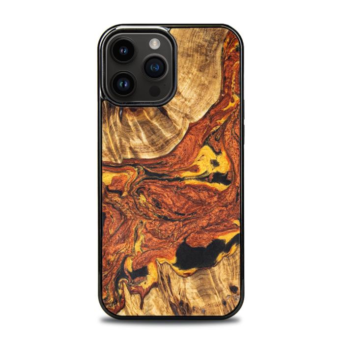 iPhone 14 Pro Max Handyhülle aus Harz und Holz - Synergy#E6