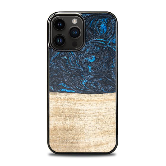 iPhone 14 Pro Max Handyhülle aus Harz und Holz - Synergy#F19