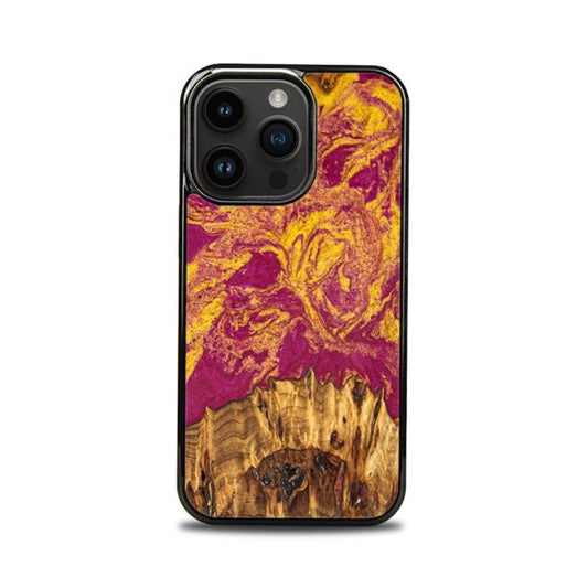 iPhone 14 Pro Resin & Wood Phone Case - Synergy#E11