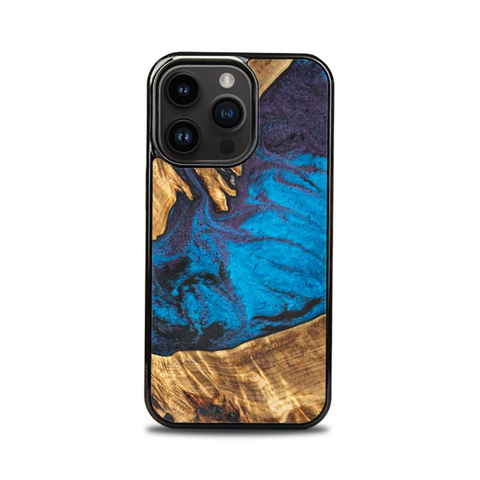 iPhone 14 Pro Etui na telefon z żywicy i drewna - Synergy#E21