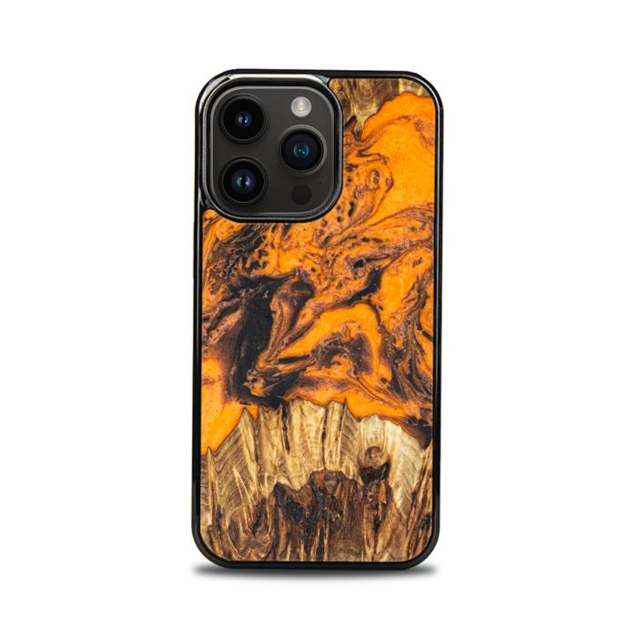 iPhone 14 Pro Etui na telefon z żywicy i drewna - Synergy#E24