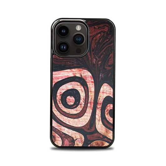 iPhone 14 Pro Handyhülle aus Harz und Holz - Synergy#F32