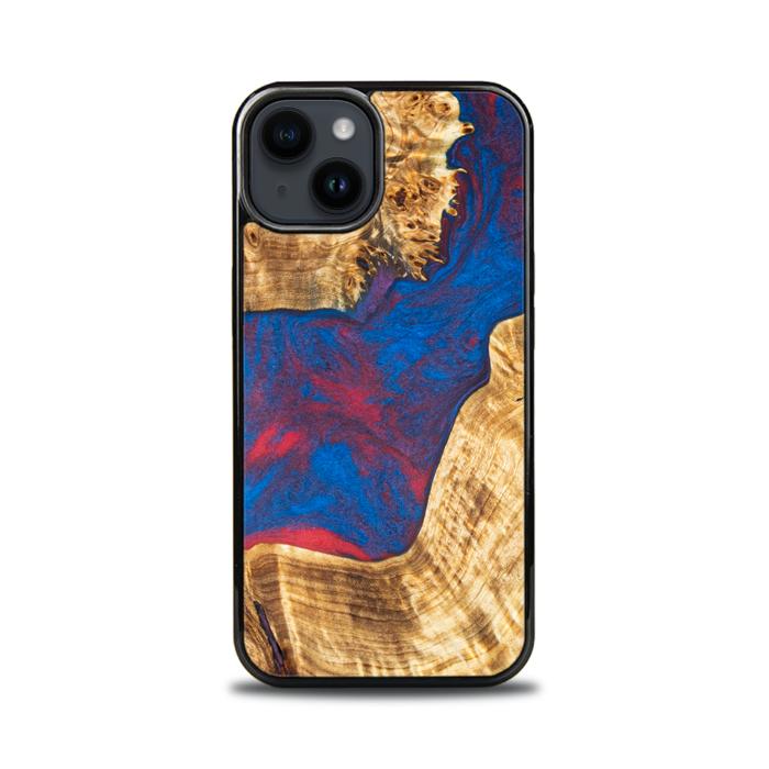 iPhone 14 Resin & Wood Phone Case - Synergy#E10