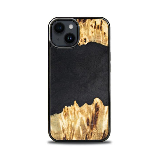 iPhone 14 Handyhülle aus Harz und Holz - Synergy#E19