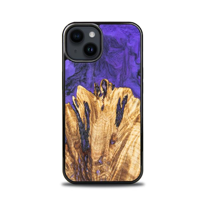 iPhone 14 Resin & Wood Phone Case - Synergy#E22