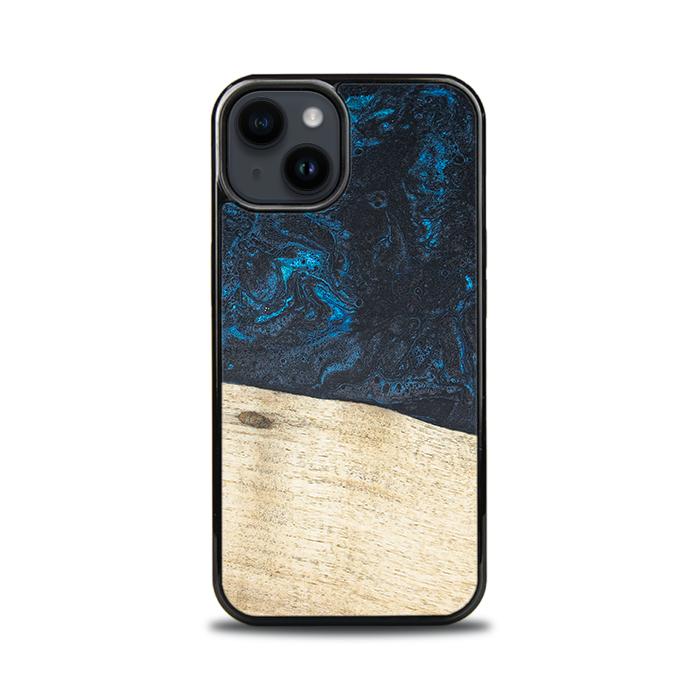 iPhone 14 Handyhülle aus Harz und Holz - Synergy#F17