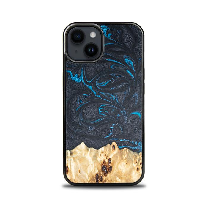 iPhone 14 Handyhülle aus Harz und Holz - Synergy#F21