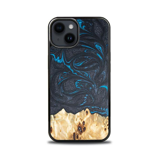 iPhone 14 Handyhülle aus Harz und Holz - Synergy#F21