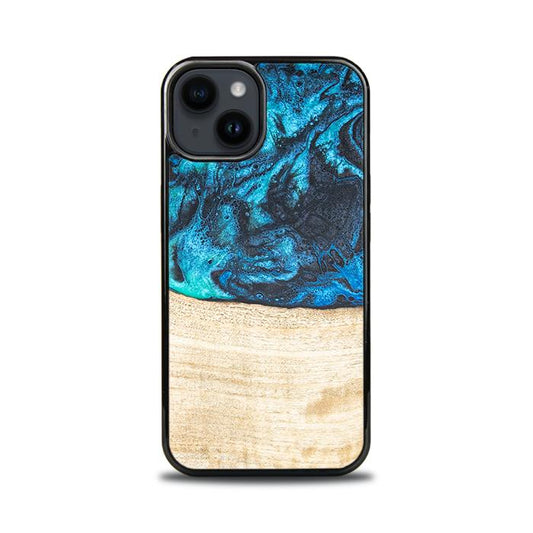 iPhone 14 Handyhülle aus Harz und Holz - Synergy#F3