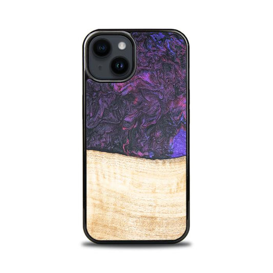 iPhone 14 Handyhülle aus Harz und Holz - Synergy#F4