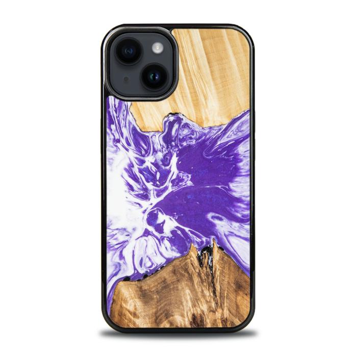 iPhone 15 Plus Handyhülle aus Harz und Holz - Synergy#A78