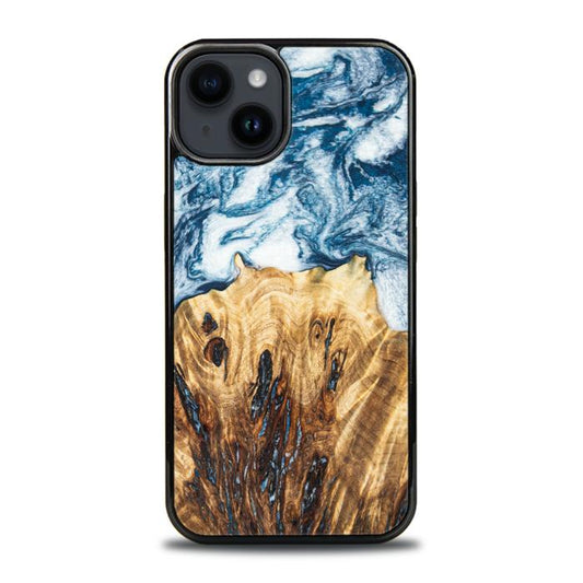 iPhone 15 Plus Handyhülle aus Harz und Holz - Synergy#E23