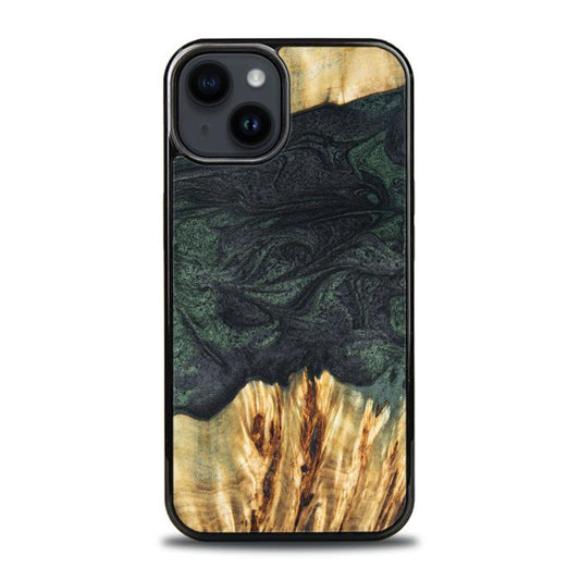 iPhone 15 Plus Resin & Wood Phone Case - Synergy#E25