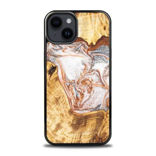 iPhone 15 Plus Resin & Wood Phone Case - Synergy#E5