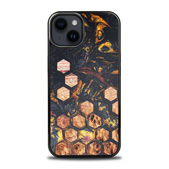 iPhone 15 Plus Handyhülle aus Harz und Holz - Synergy#F26