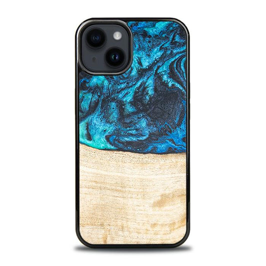iPhone 15 Plus Handyhülle aus Harz und Holz - Synergy#F3