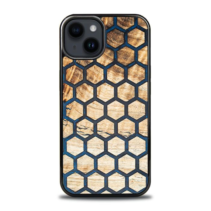 iPhone 15 Plus Handyhülle aus Harz und Holz - Synergy#F36
