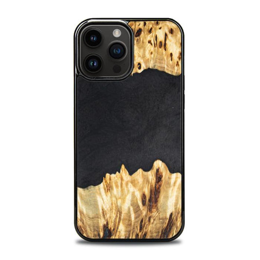 iPhone 15 Pro Max Handyhülle aus Harz und Holz - Synergy#E19