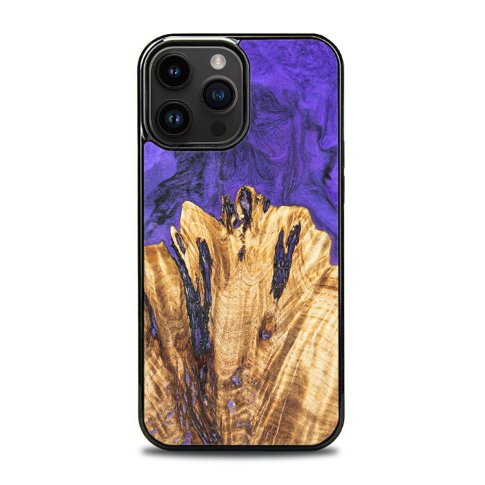 iPhone 15 Pro Max Etui na telefon z żywicy i drewna - Synergy#E22