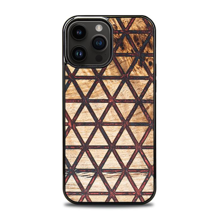 iPhone 15 Pro Max Handyhülle aus Harz und Holz - Synergy#F22
